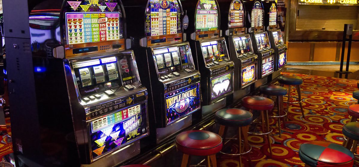 Hjulen på en spelautomat
