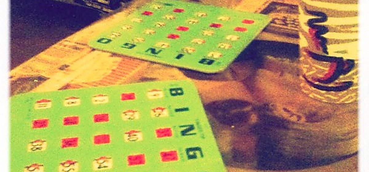 Bingobrickor med nummer